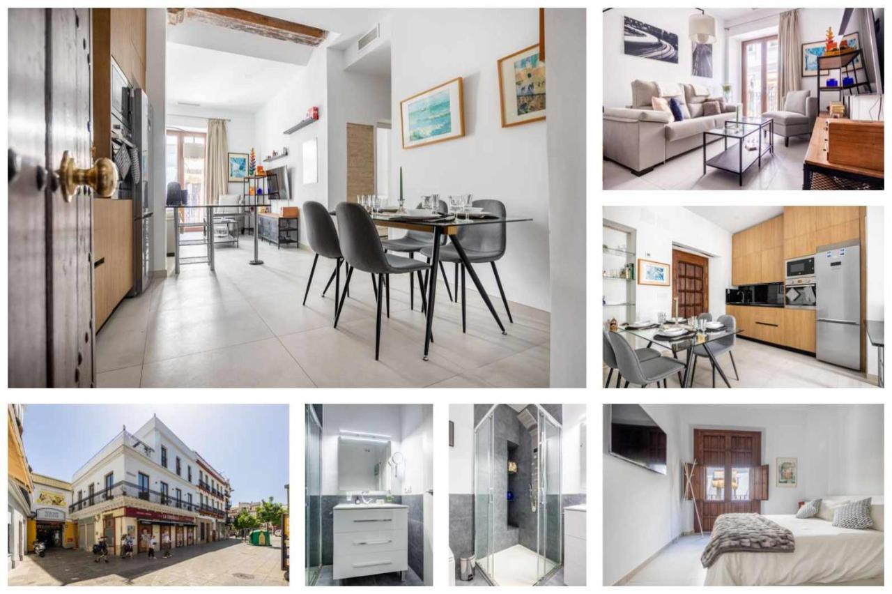 Comfy Away - Apartamento Exclusivo Mercado De Triana Con Balcon 塞维利亚 外观 照片